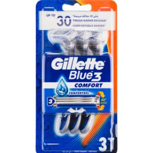 Gillette Razor Blue3 Comfort Pack Of Three