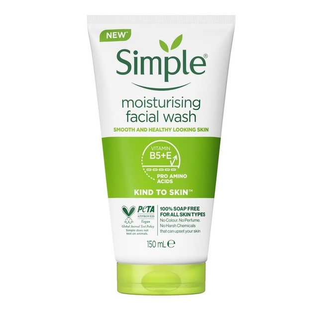 Simple Moisturizing Facial Wash 150ml